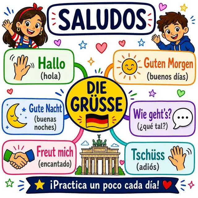 Mapa mental: Saludos