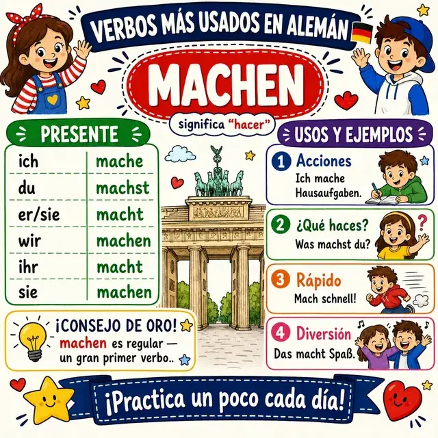 Mapa mental: verbo HABEN